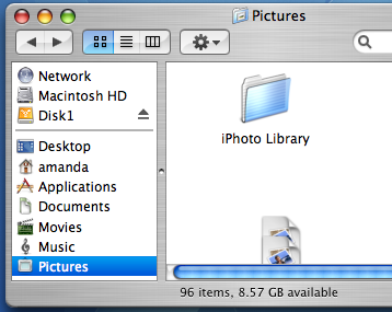 how do you change iphoto library location